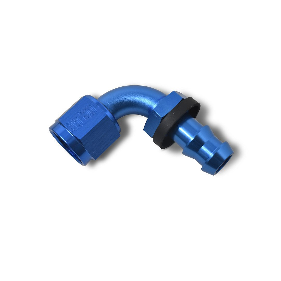 Product of Russell Automotive Twist-Lok 624160 Hose Barb 3/8 Inch (-6 AN) Blue 