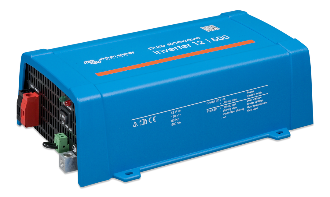 Victron Energy Pin125010500 Power Inverter||pin125010500_Inverter 12-500 120v Ve Direct Nema 5-15r 120v (Right).Png||88||vicpin1250105||1513131