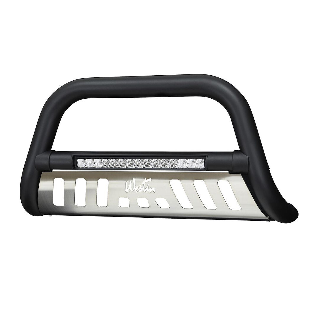 Product of Westin Automotive 32-4025L Bull Bar Black Textured Powder Coated 3 Inch No with skid plate 