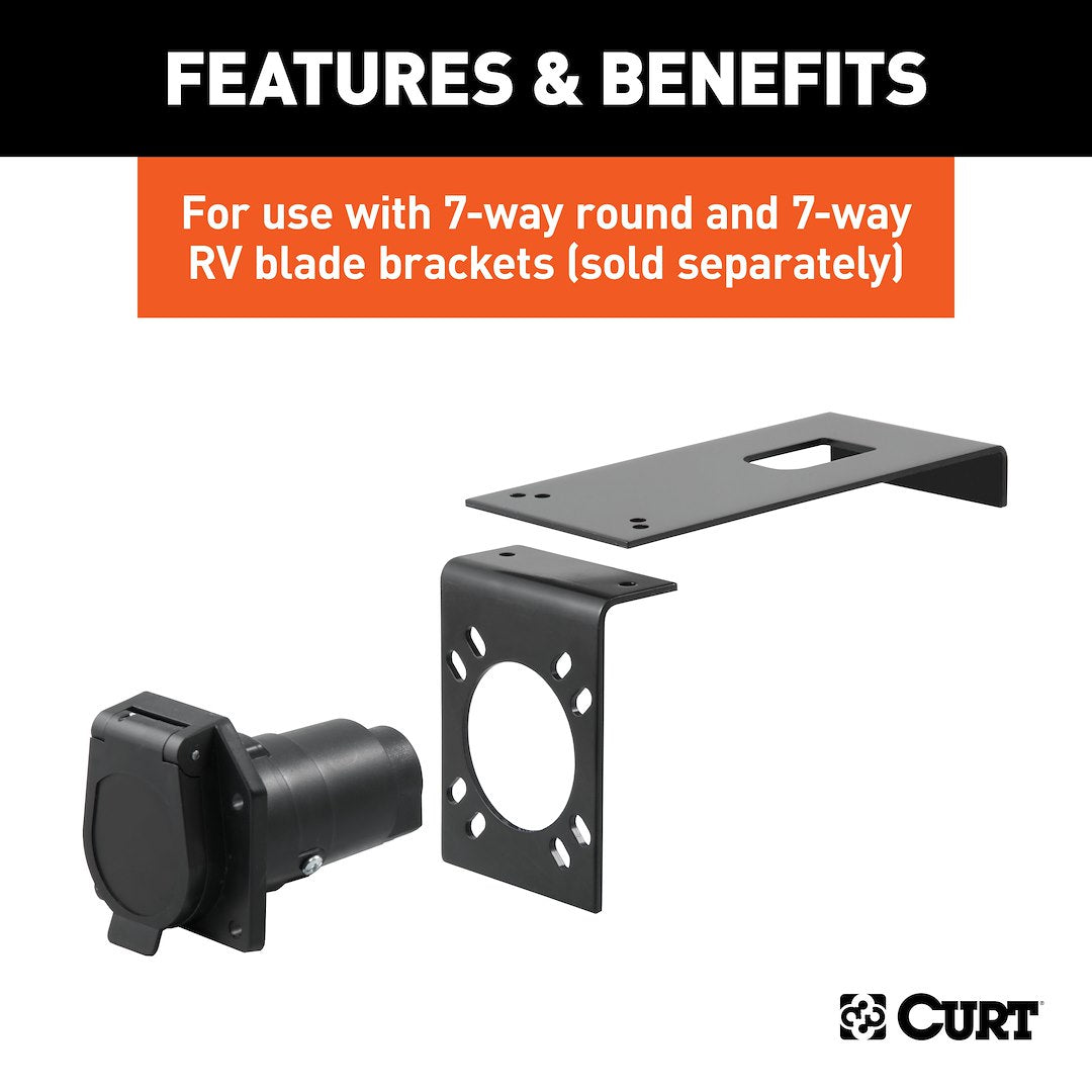 Product of Curt 57202 Trailer Wiring Connector Mounting Bracket