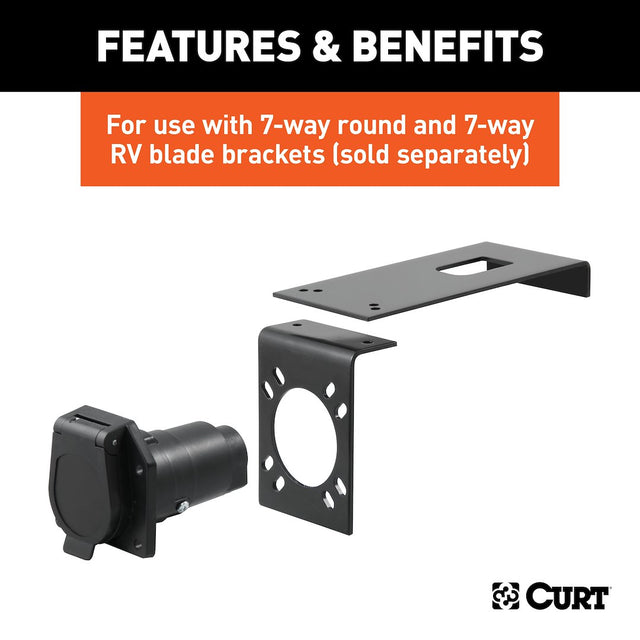Product of Curt 57202 Trailer Wiring Connector Mounting Bracket