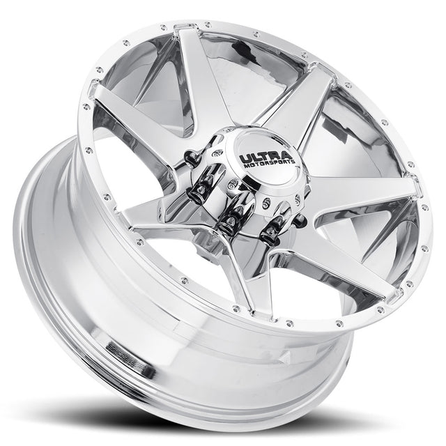 Product of Ultra Wheel 18x9 Silver Wheel - 8x6.69 Bolt Pattern 