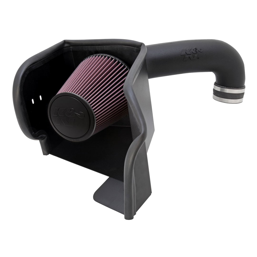 Product of K & N Filters 57-1561 Matte Street Cold Air Intake w/ Red Filter 