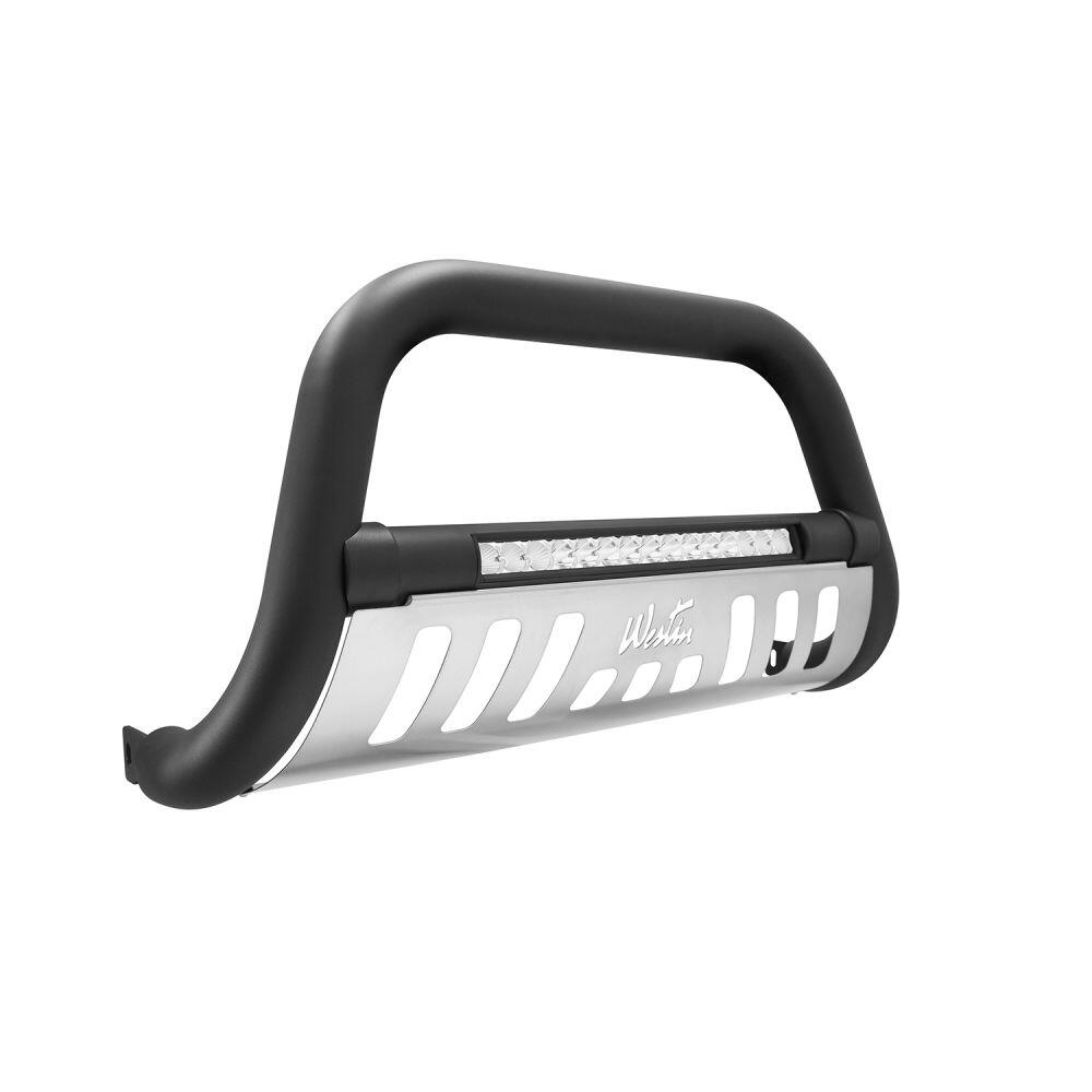 Product of Westin Automotive 32-2455L Bull Bar Black Textured Powder Coated 3 Inch Yes with skid plate 