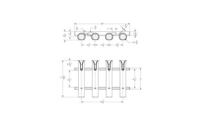 Product of Taco P03-064w Fishing Rod Holder