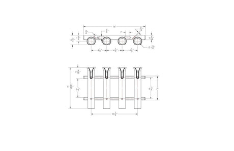 Product of Taco P03-064w Fishing Rod Holder