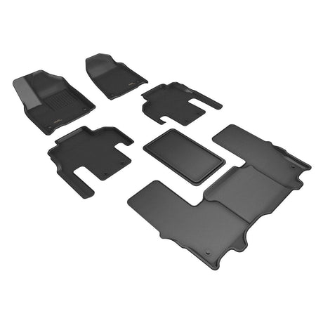 Product of 3D Mats KAGU L1JP03301509 Black Thermoplastic Rubber Of Carbon Fiber Texture Floor Liner 