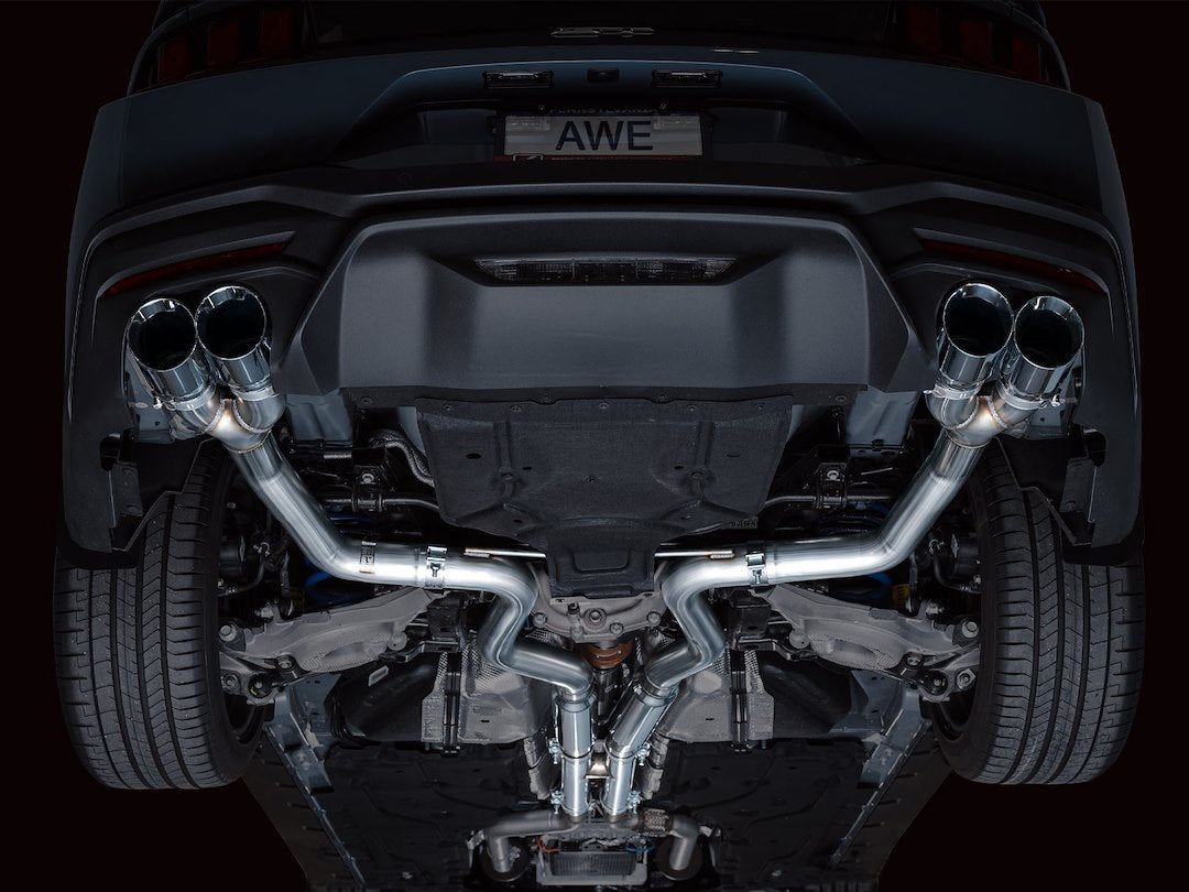 Product of AWE Tuning 3020-42650 Track Edition Cat-Back System Dual Exhaust System Kit 