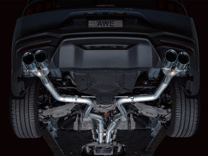Product of AWE Tuning 3020-42650 Track Edition Cat-Back System Dual Exhaust System Kit 