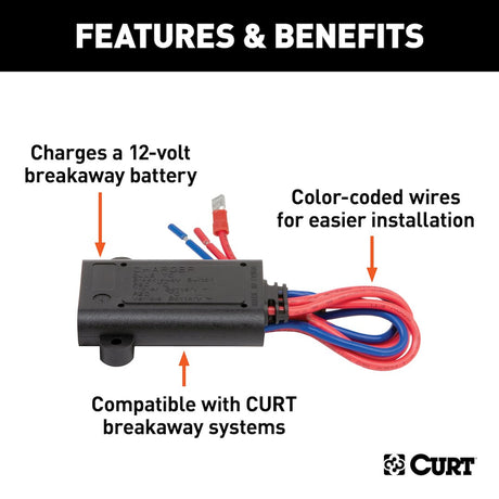 Curt 52025 Trailer Breakaway System Battery Charger||52025_3008x1990_Fa.Jpg||86||c9352025||907956