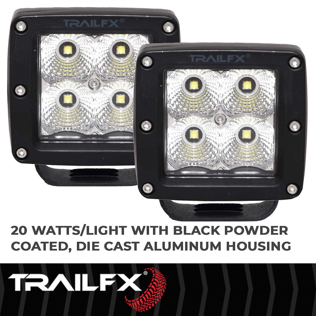 Product of TrailFX 2X2CFPR Driving/ Fog Light 