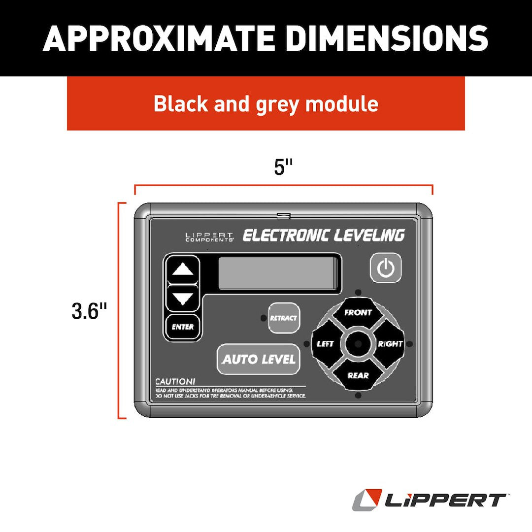 Product of Lippert Components 421484 Leveling System Touchpad