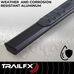 Product of TrailFX AL4009B TrailFX A4 Series Nerf Bar With Surface Steps 