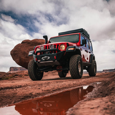 Product of ARB 3450470 Stubby Bar Steel Powder Coated Bumper 