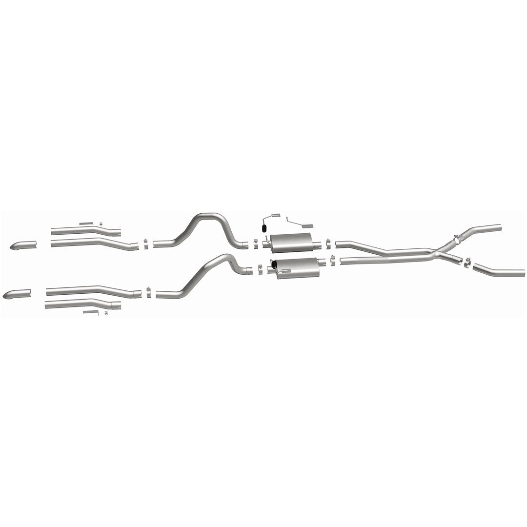 Product of Magnaflow Performance 19303 Street Cat-Back System Dual Exhaust System Kit 