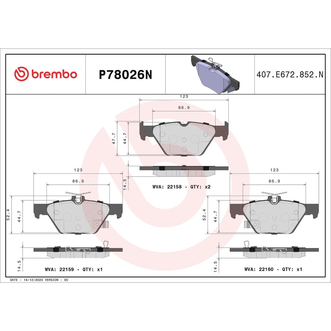 Brembo P78026n Brake Pad||p78026n_Drw.Jpg||89||brmp78026n||1753988