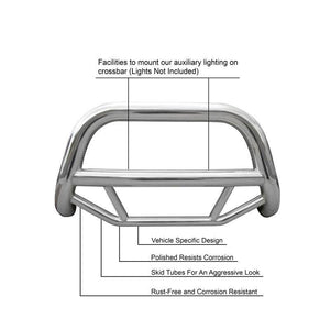 Black Horse Offroad Mbs-Tob4401 Bull Bar||||86||blkmbstob4401||2007868