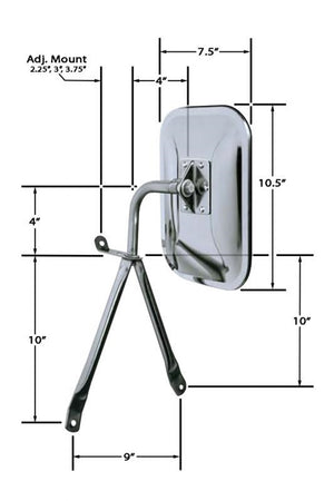 Product of Cipa Usa 45500 Exterior Mirror