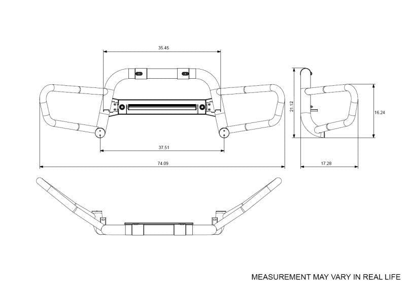 Black Horse Offroad Bfrn10 Bull Bar||bfrn10_9.Jpeg||93||blkbfrn10||2238236