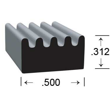 Clean Seal 2897h2-50 Multi Purpose Weather Stripping||2897h2-50_1.Png||86||c6p2897h250||2351908