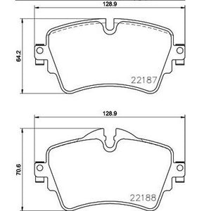 Product of Brembo P06092 Brake Pad - Set Of 4 