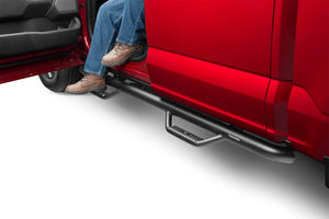 Product of N-Fab F1785CC-TX Cab Length Nerf Bar With Drop Down Steps 