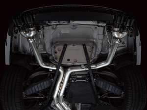 Product of AWE Tuning 3020-43109 Track Edition Cat-Back System Dual Exhaust System Kit 