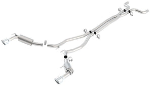 Product of Borla 140356 ATAK ® Series Cat Back System Dual Exhaust System Kit 