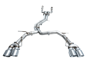 Product of AWE Tuning 3020-42101 Track Edition Cat-Back System Dual Exhaust System Kit 