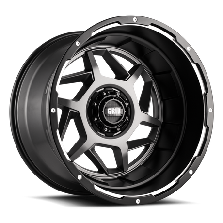 Product of Grid Wheels 20x9 Anthracite With Black Lip Wheel - Not Applicable Bolt Pattern 