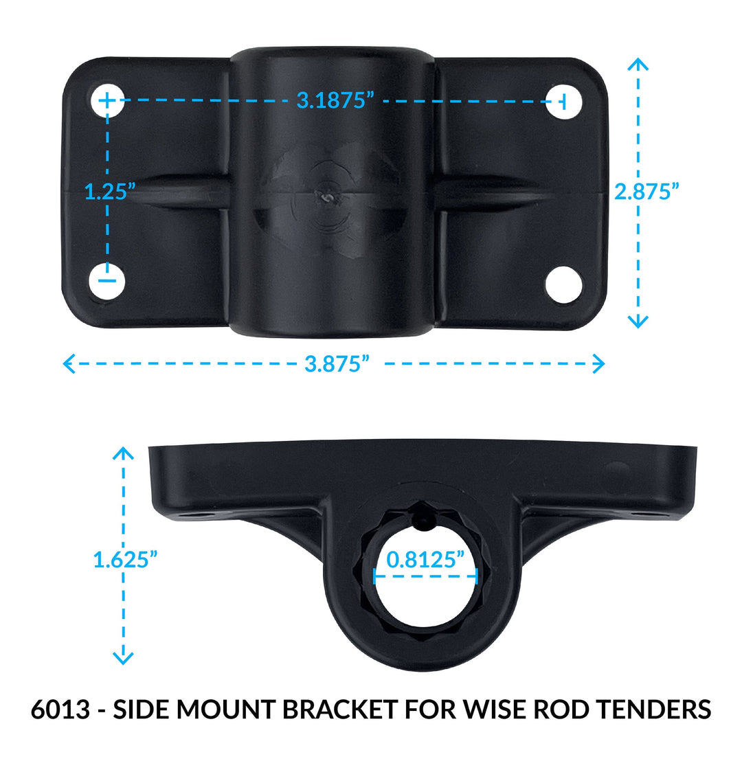 Wise Seating 6013 Fishing Rod Holder Mount||6013dims.Jpg||87||w7z6013||1710742