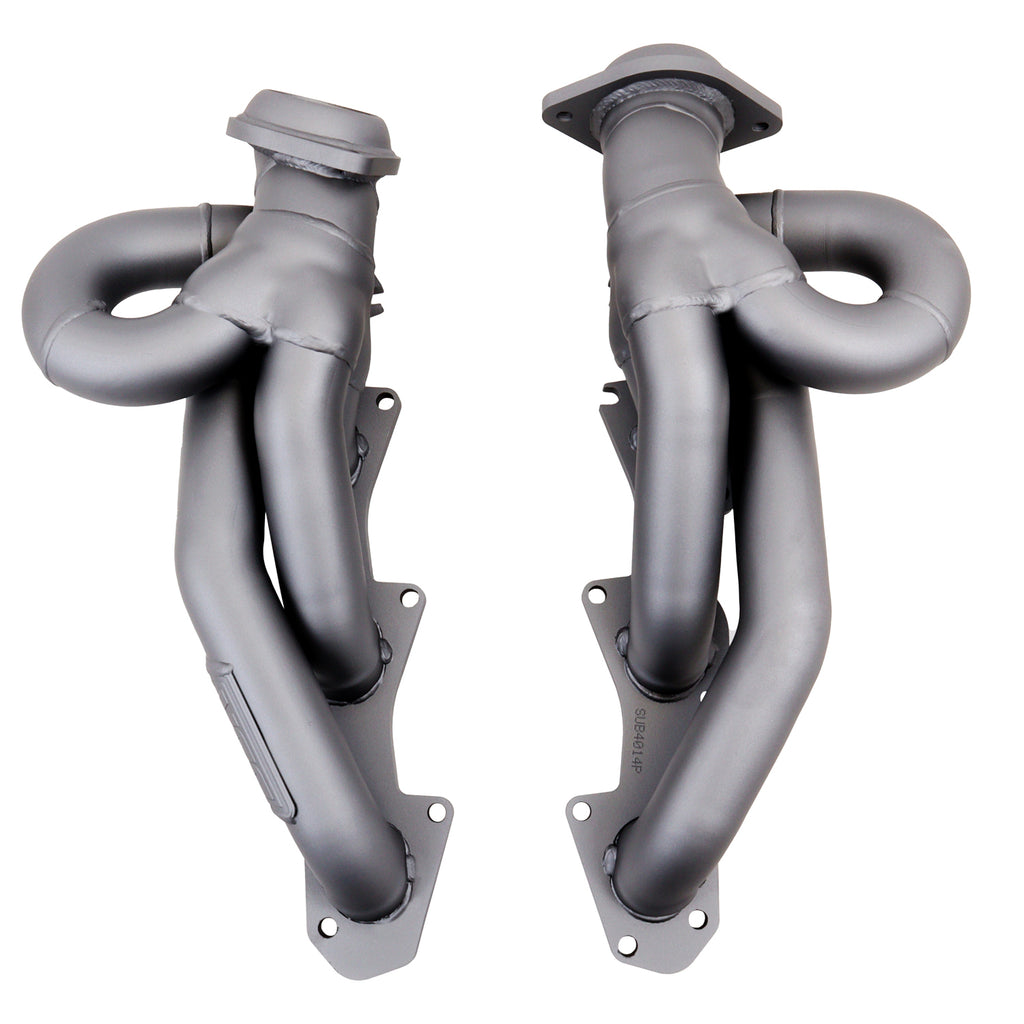 Product of BBK Performance Parts 4014 Short Tube Chrome Plated Steel Exhaust Header 