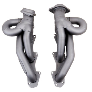 Product of BBK Performance Parts 4014 Short Tube Chrome Plated Steel Exhaust Header 