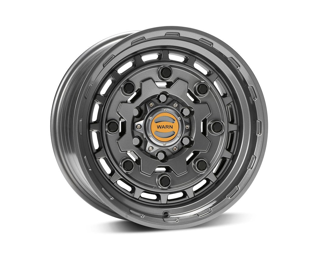 Product of Warn 17x8.5 Gray Wheel - 6x5.50 Bolt Pattern 