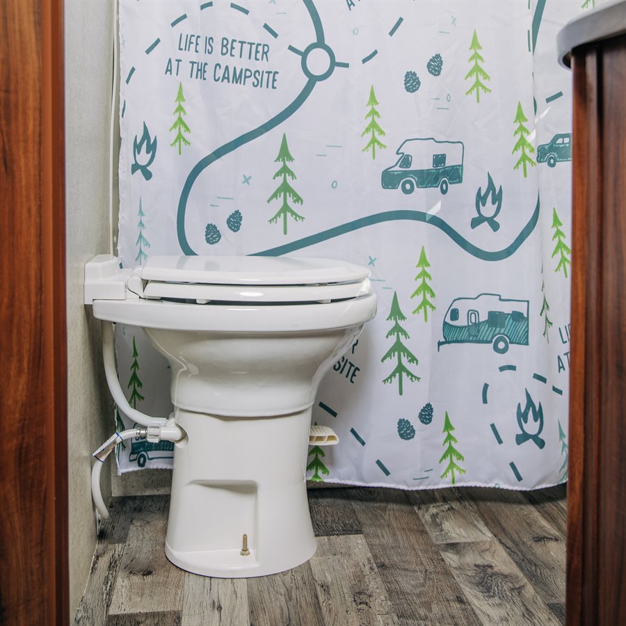 Product of Camco 41710 Permanent Full Bowl Flush Toilet , 18 Inch 