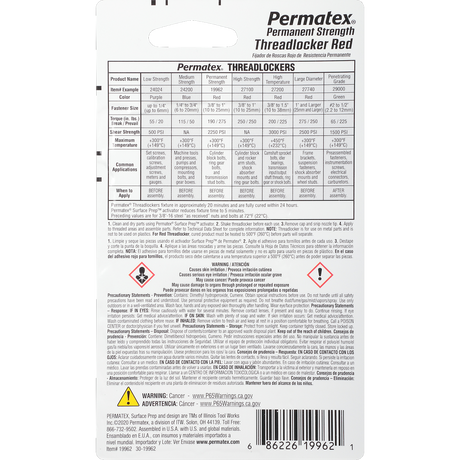 Product of Permatex 19962 Thread Sealant