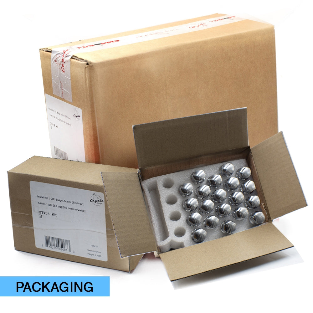 Coyote Wheel Accessories 84k557-24 Lug Bolt||chrome_Hex_Packaging_.Jpg||88||rev84k55724||1363976