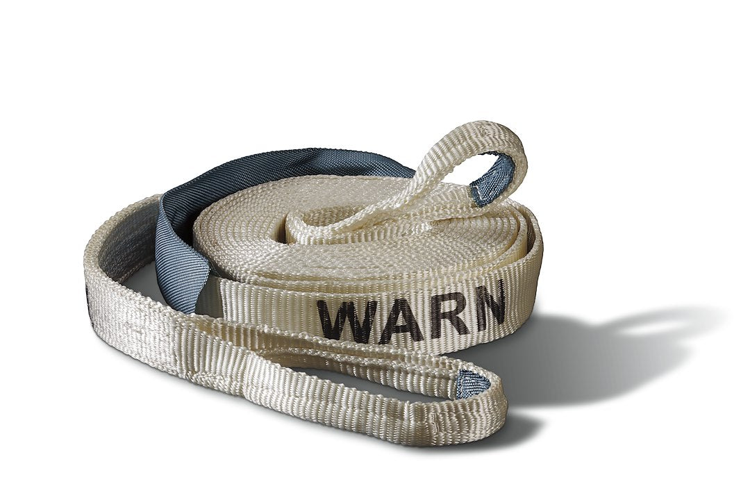 Product of Warn 88922 Recovery Strap 30 Feet White Nylon Webbing 