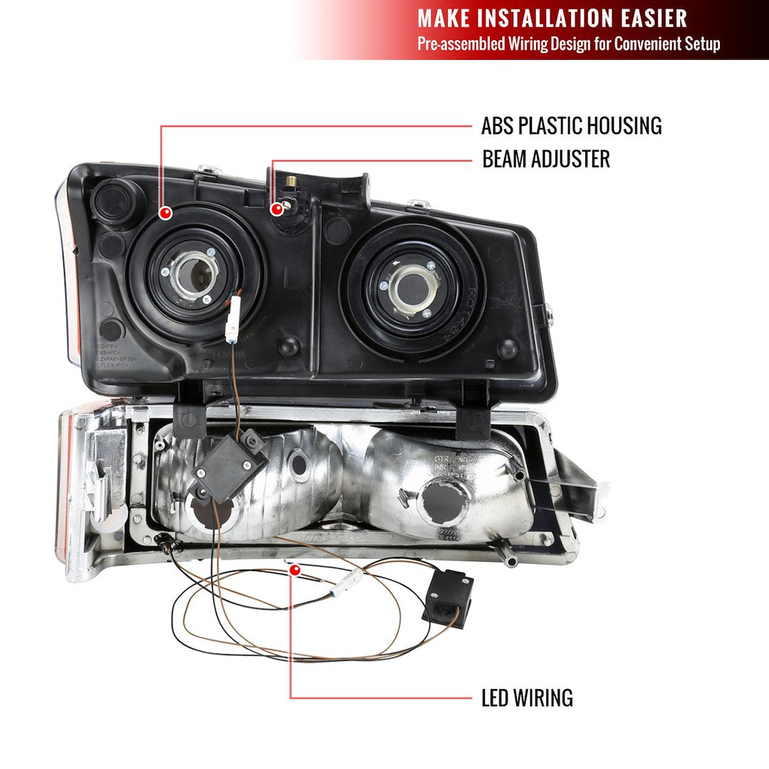 Spec-D Tuning 2lblh-Siv03-G3-Rs Headlight Assembly||2lblh-Siv03-G3-Rs_6.Jpg||91||sdthsiv03g3rs||1701065