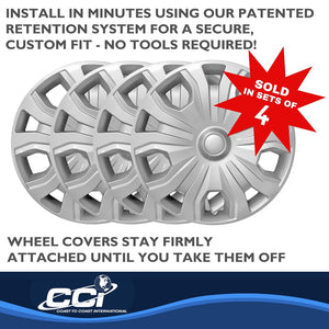 Product of Coast To Coast IWC54316S Silver Set Of 4 