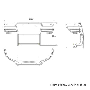 Black Horse Offroad 17nr28ma Grille Guard||17nr28ma_7.Jpeg||91||blk17nr28ma||2237601