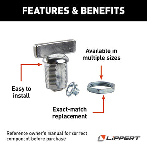 Product of Lippert Components 213112 Access Door Latch