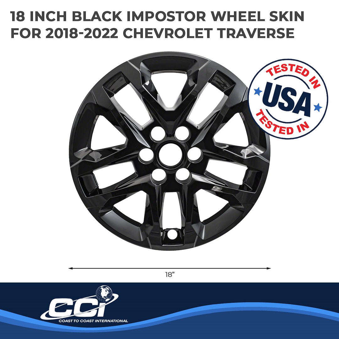 Product of Coast To Coast IWCIMP416BLKN Black Set Of 4 