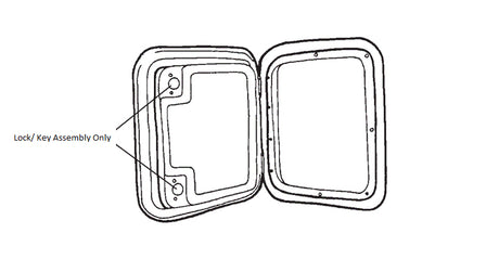 Product of Thetford 2680580 Toilet Service Door