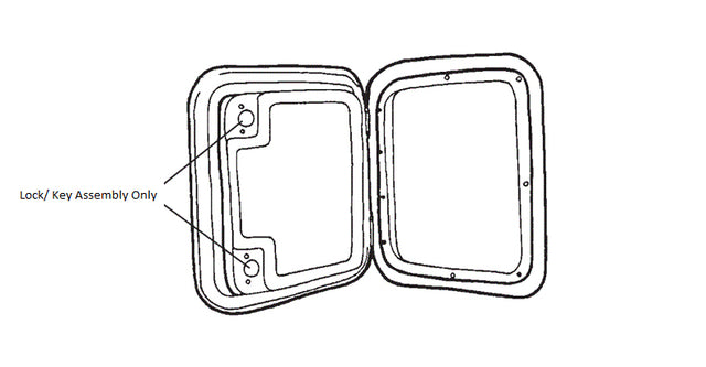 Product of Thetford 2680580 Toilet Service Door