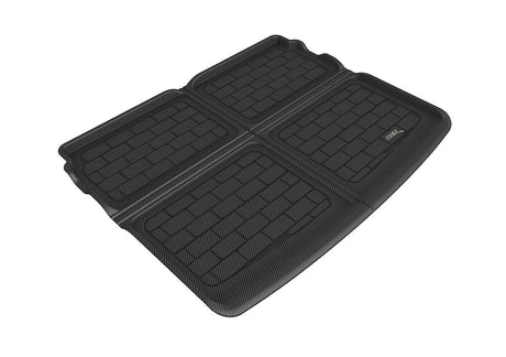 Product of 3D Mats M1FR1431309 Black Thermoplastic Rubber Of Carbon Fiber Texture Back Of 2nd Row Seat Cargo Area Liner 