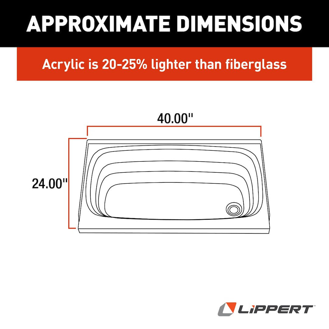Lippert Components 209678 Bathtub||209678_5.Jpg||90||m6v209678||950161