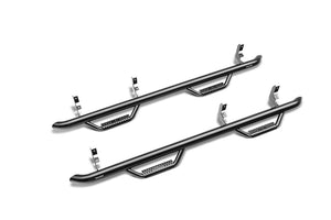 Product of N-Fab C1980CC Cab Length Nerf Bar With Drop Down Steps 