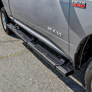 Product of Westin Automotive 28-534785 Black Textured Powder Coated Oval Straight Nerf Bar - Truck Wheel To Wheel 