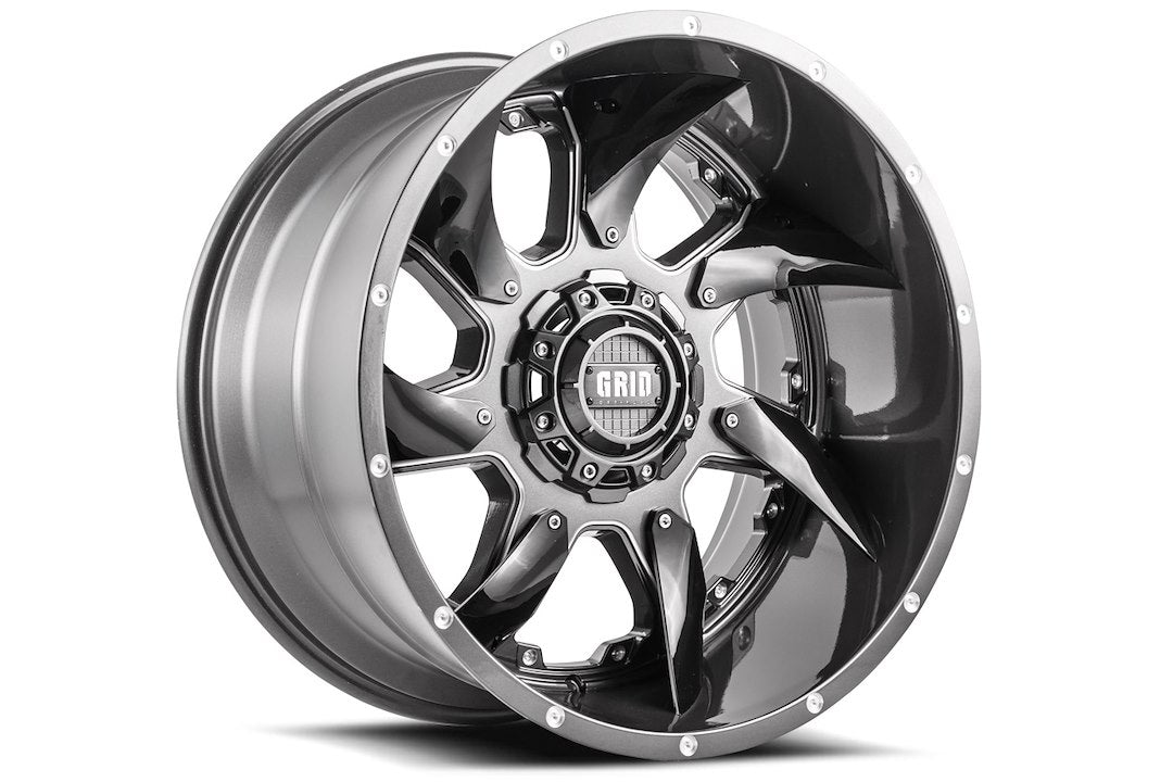 Product of Grid Wheels 24x14 Graphite Wheel - 6x5.31 Bolt Pattern 
